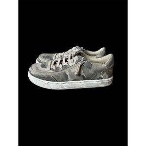 Billy adaptive Womens shoes Low Top natural camo Zip Up Adaptive Size 7